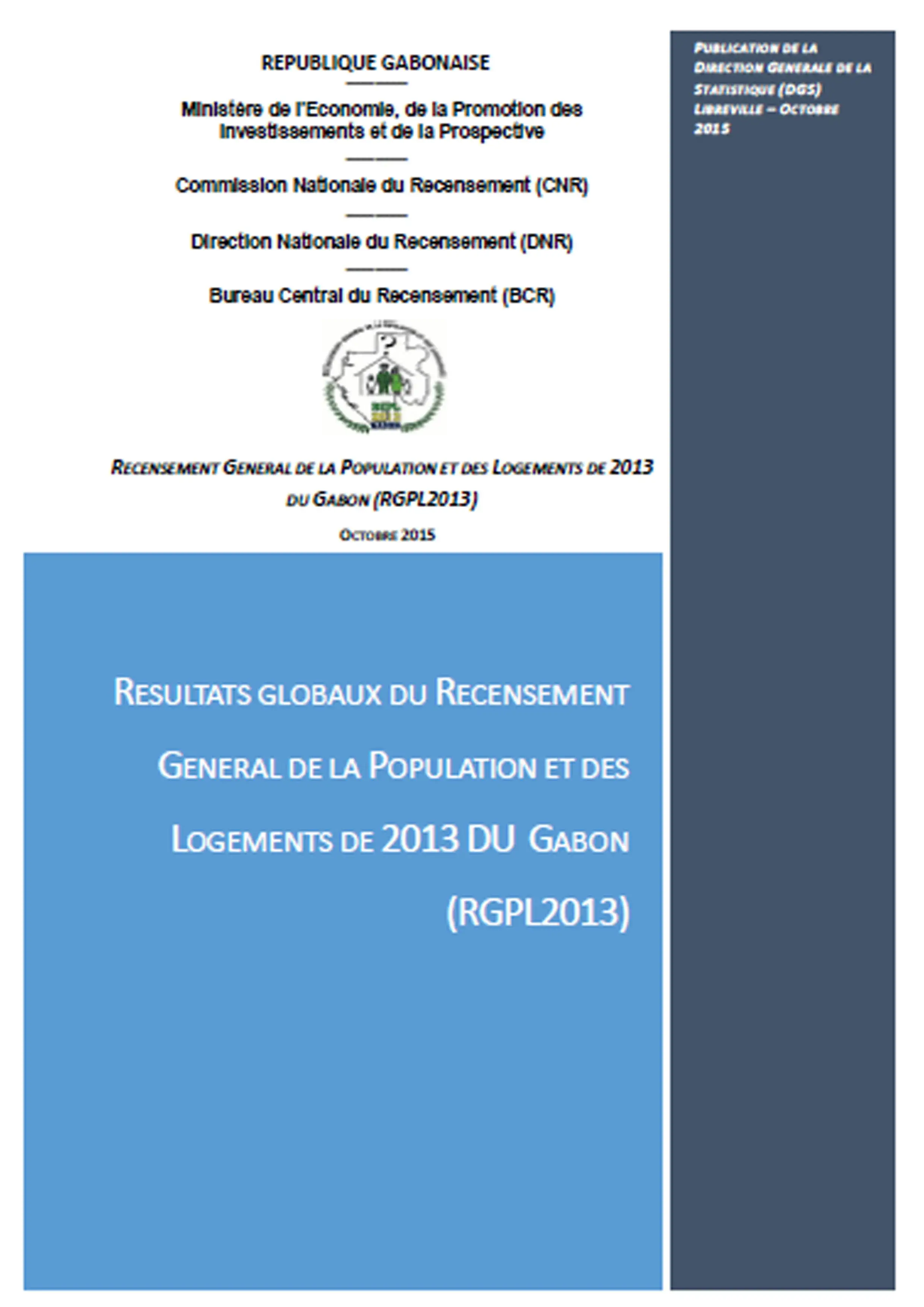 Recensement General de la Population et des Logements de 2013 du Gabon