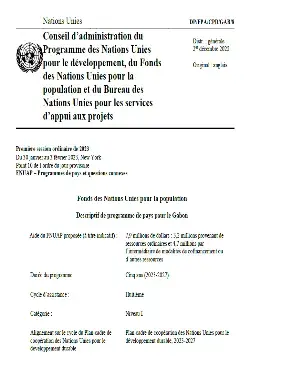 DOCUMENT DE PROGRAMME PAYS 2023-2027